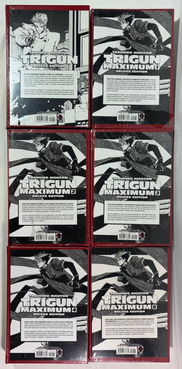 Trigun with Trigun Maximum Deluxe Edition 1-5