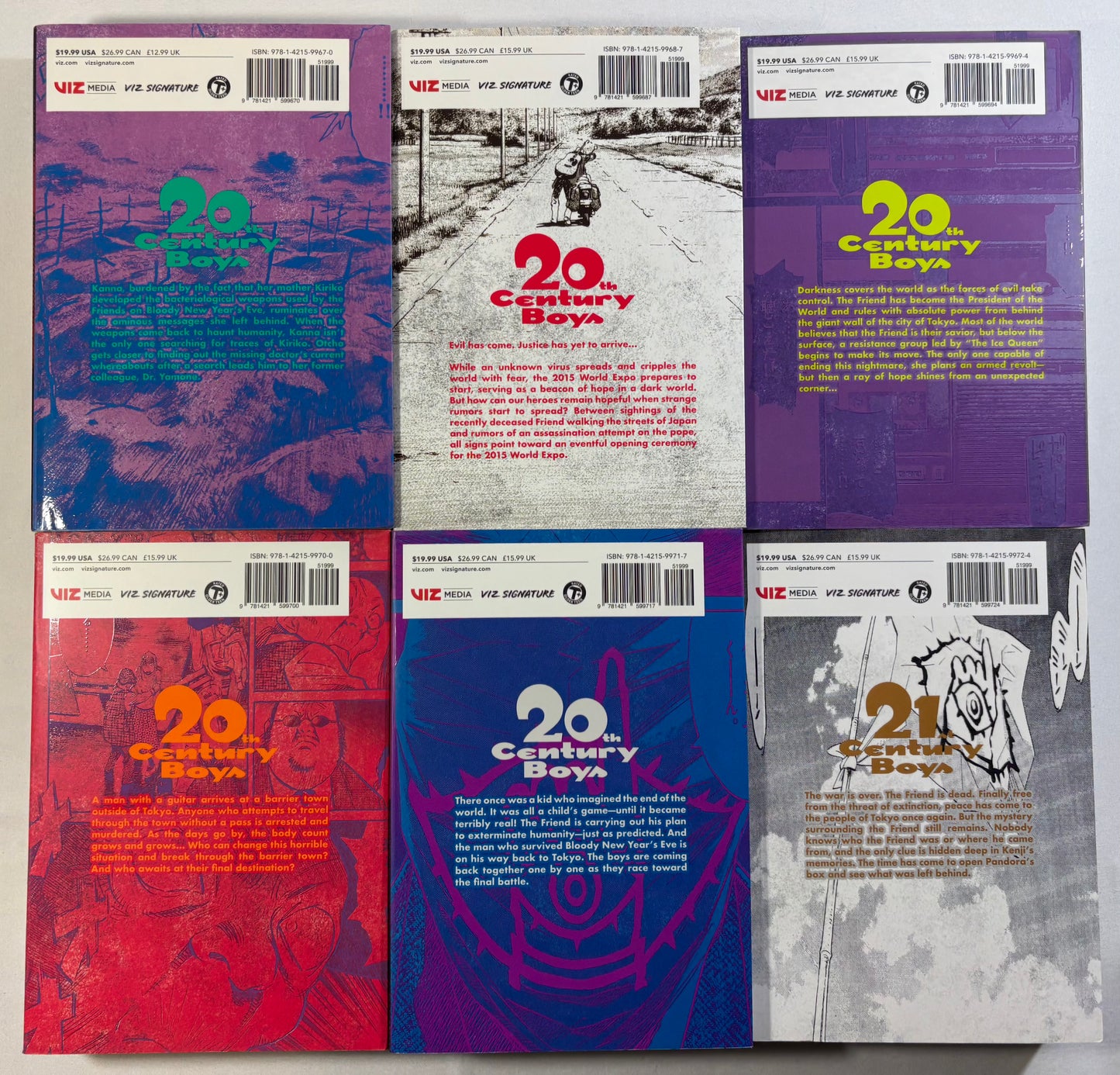 20th Century Boys 1-11 Full Set with 21st Century Boys Perfect Edition Complete Bundle
