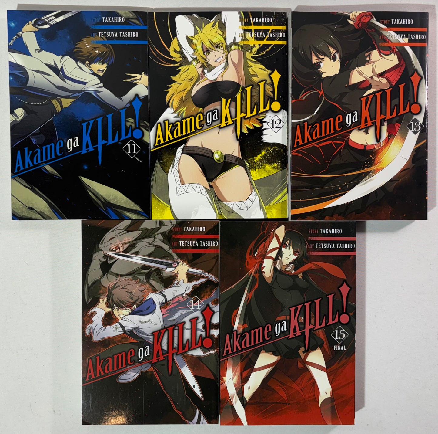Akame Ga Kill Volumes 1-15 Full Set