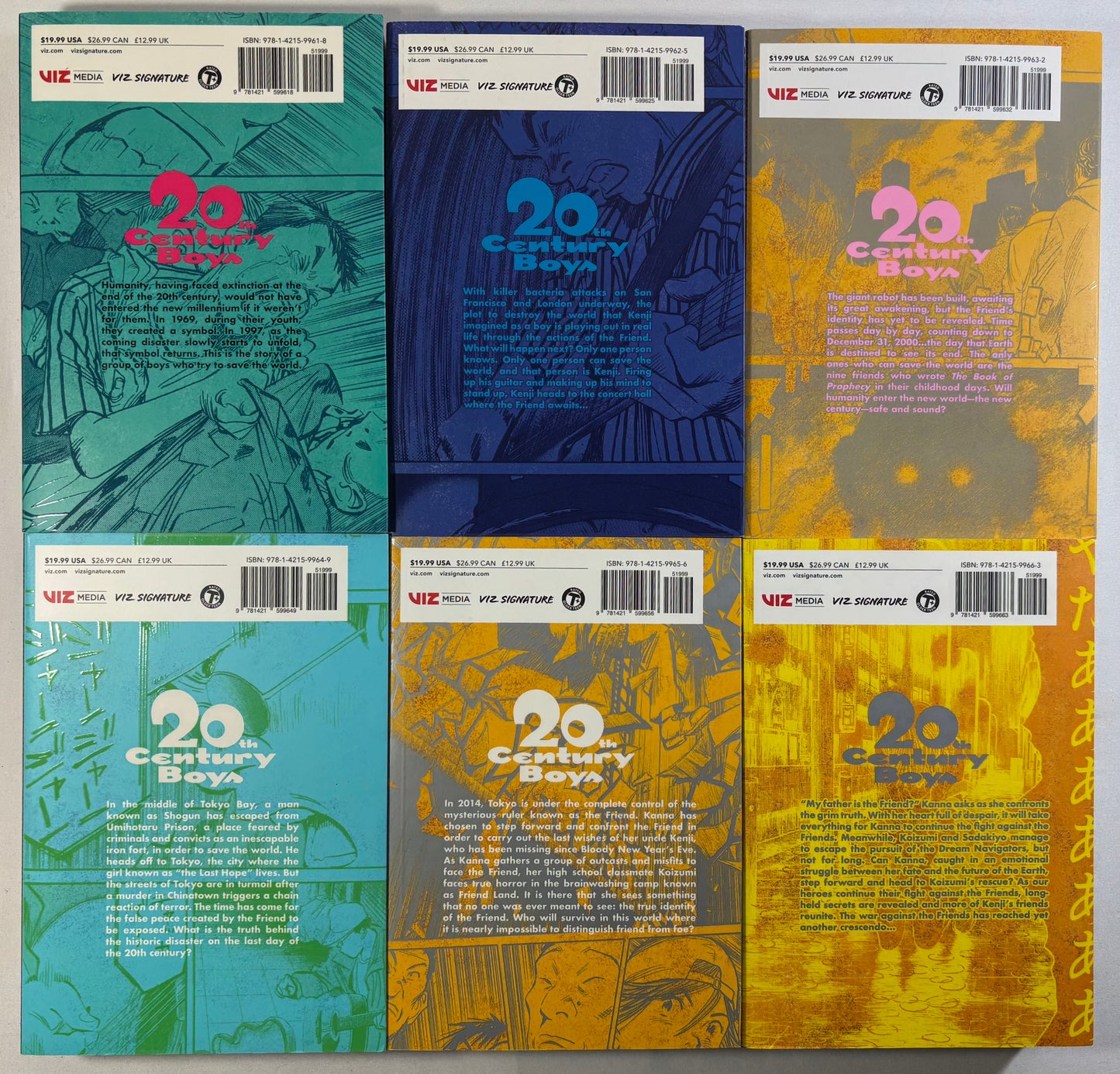 20th Century Boys 1-11 Full Set with 21st Century Boys Perfect Edition Complete Bundle