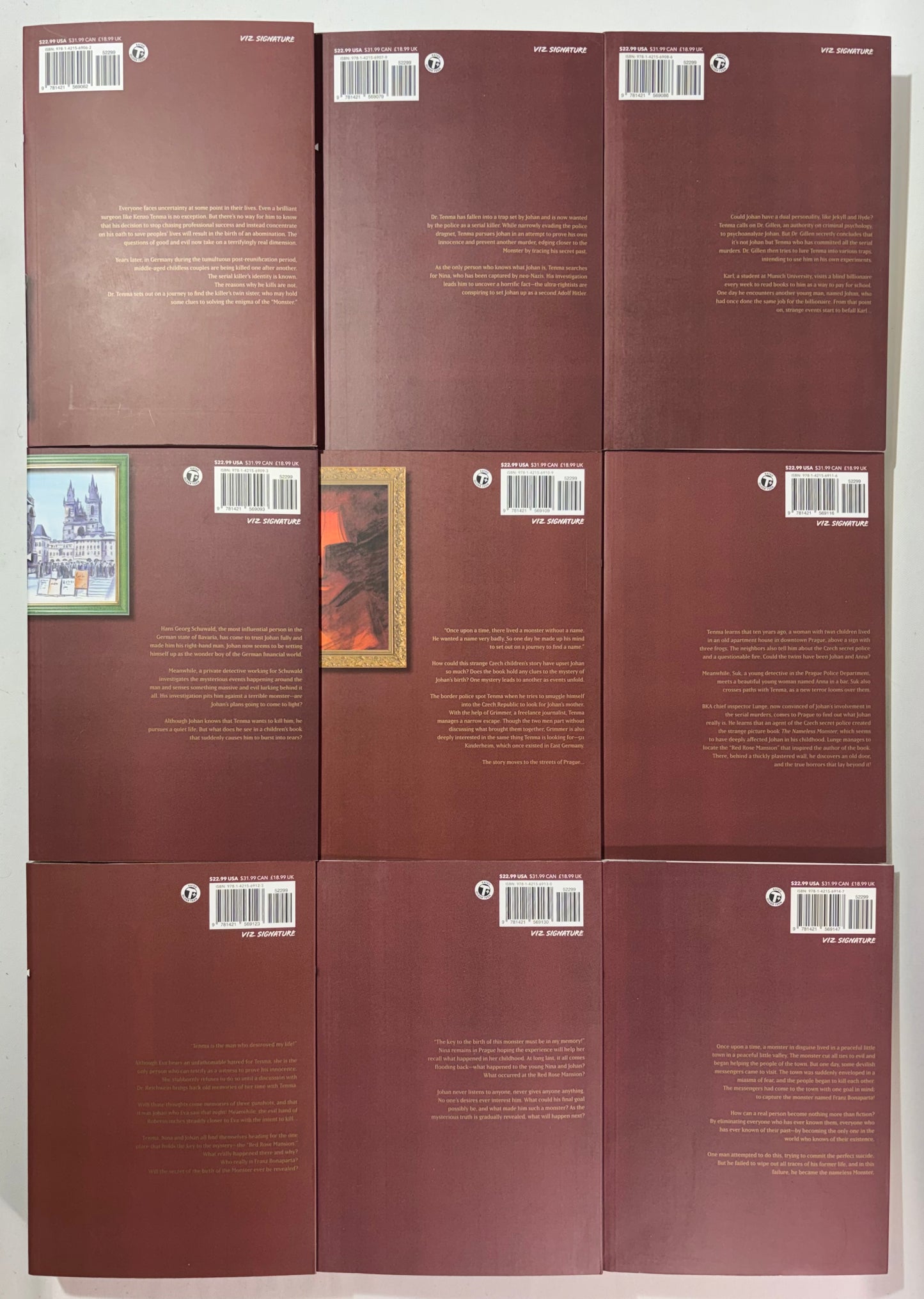 Monster Perfect Editions 1-9 Full Set