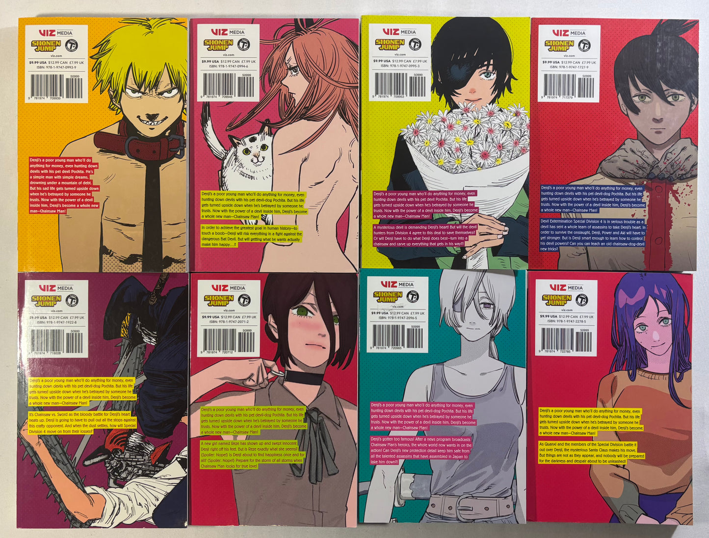 Chainsaw Man 1-18 Look Back 17-21, 22-26 Bundle Set