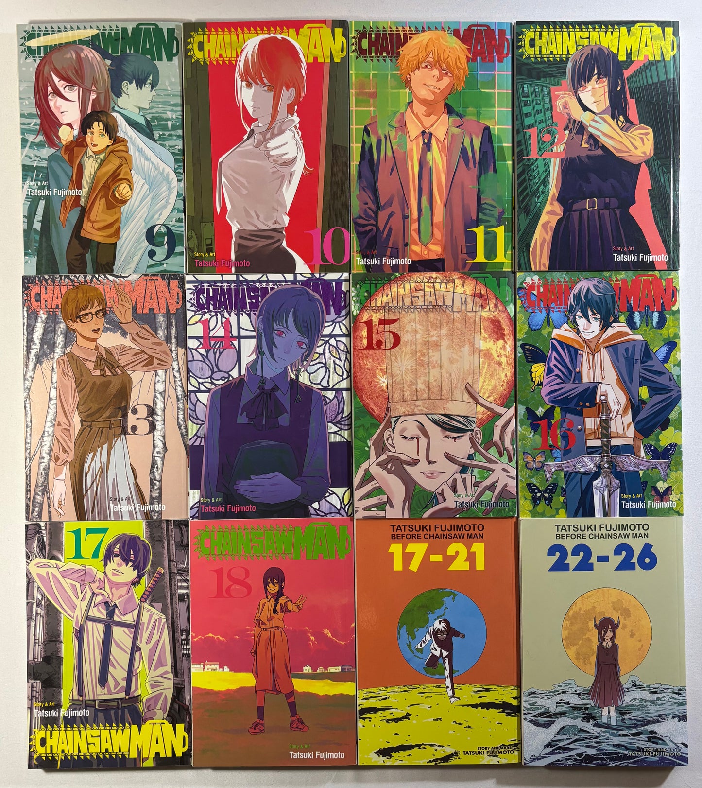 Chainsaw Man 1-18 Look Back 17-21, 22-26 Bundle Set
