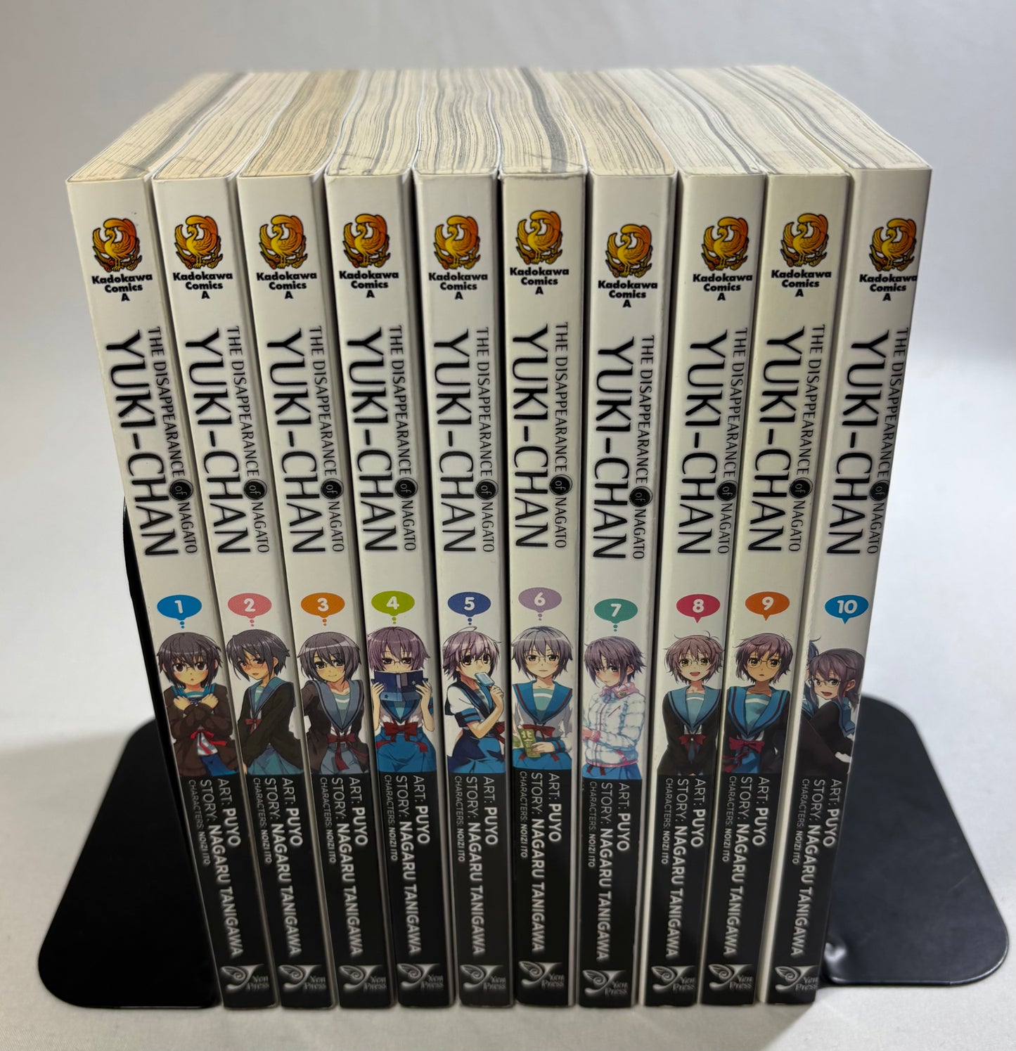 The Disappearance of Nagato Yuki-Chan 1-10 English Manga Full Set