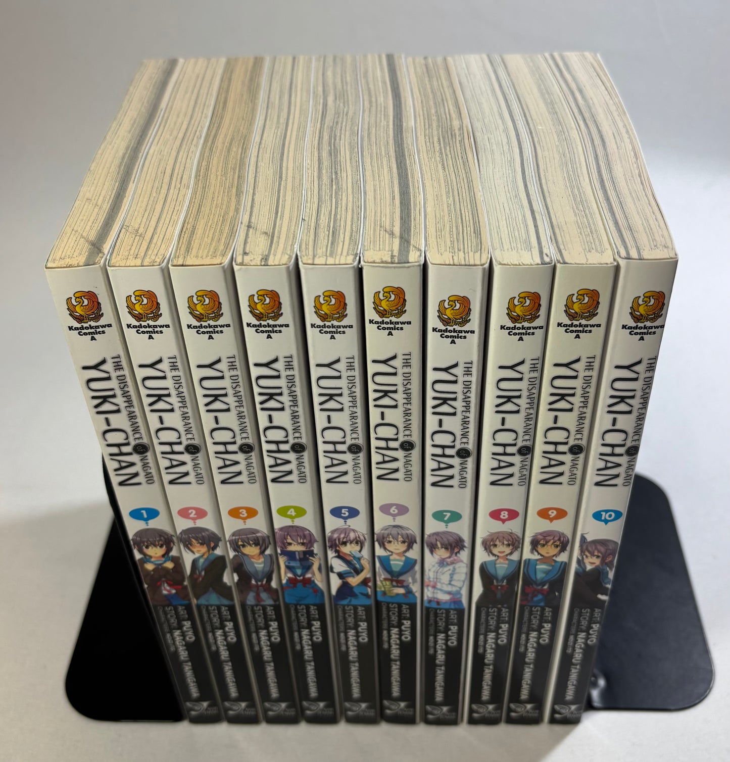 The Disappearance of Nagato Yuki-Chan 1-10 English Manga Full Set