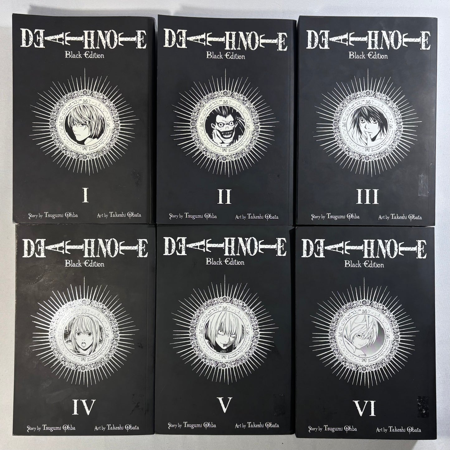 Death Note Black Edition 1-6 Full Set