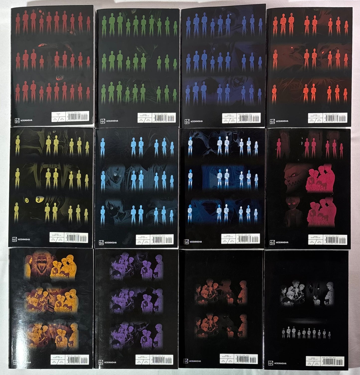 Attack on Titan Omnibus 1-12
