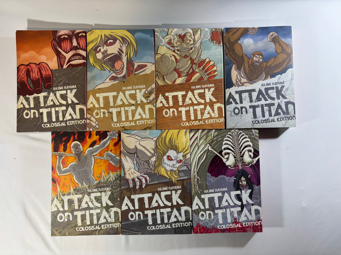 Attack on Titan Colossal Edition Volumes 1-7