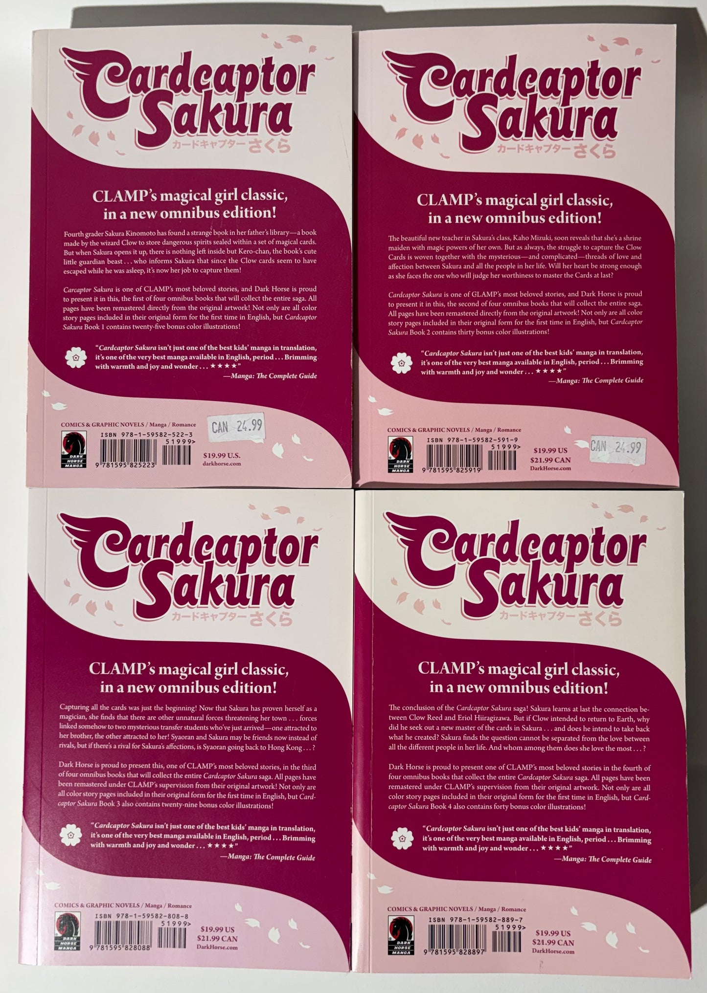 Cardcaptor Sakura Omnibus 1-4
