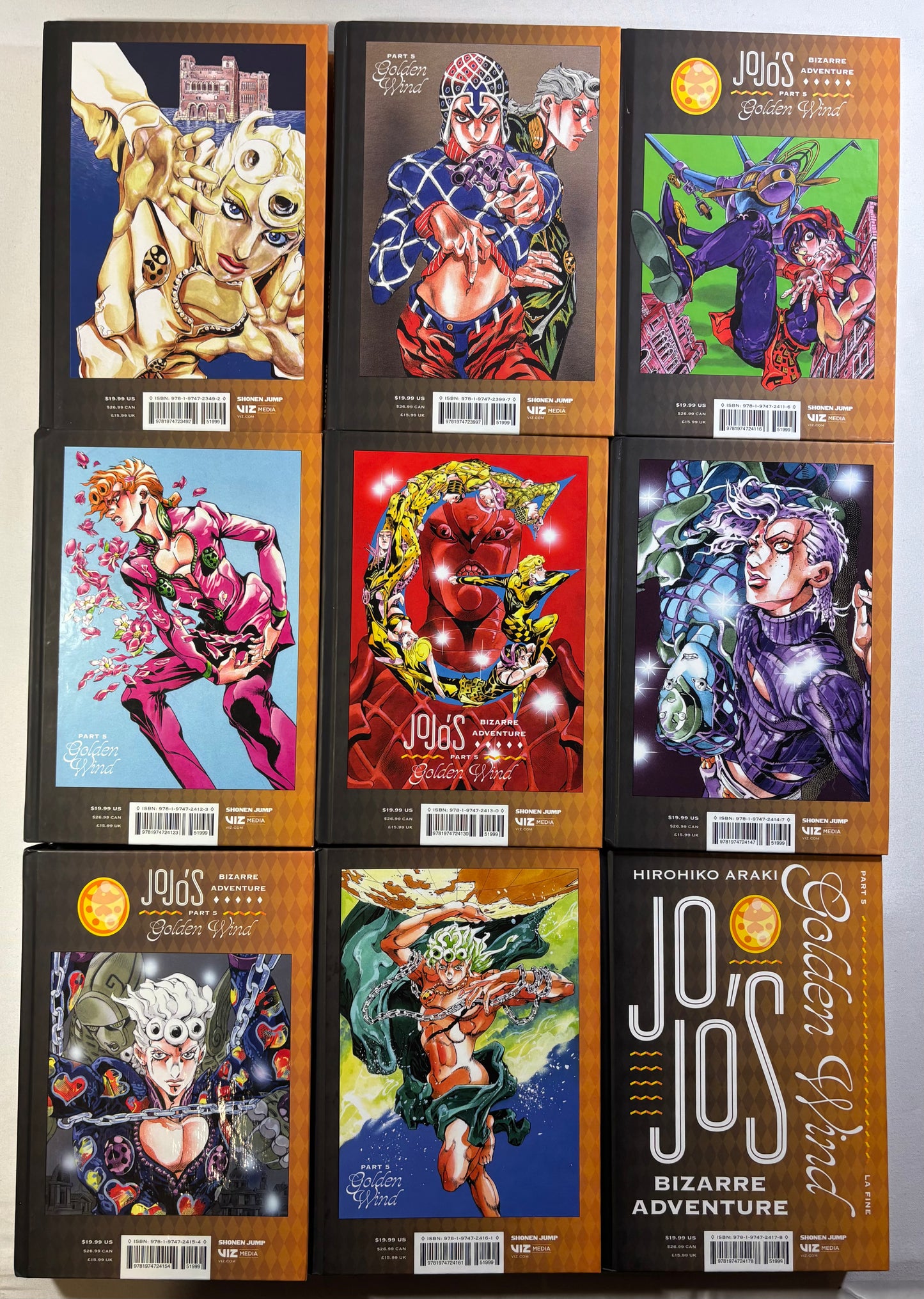 Jojo's Bizarre Adventure Parts 1-5 Bundle Set