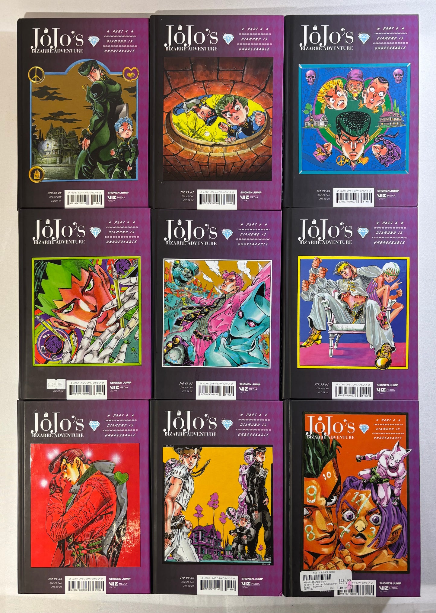 Jojo's Bizarre Adventure Parts 1-5 Bundle Set