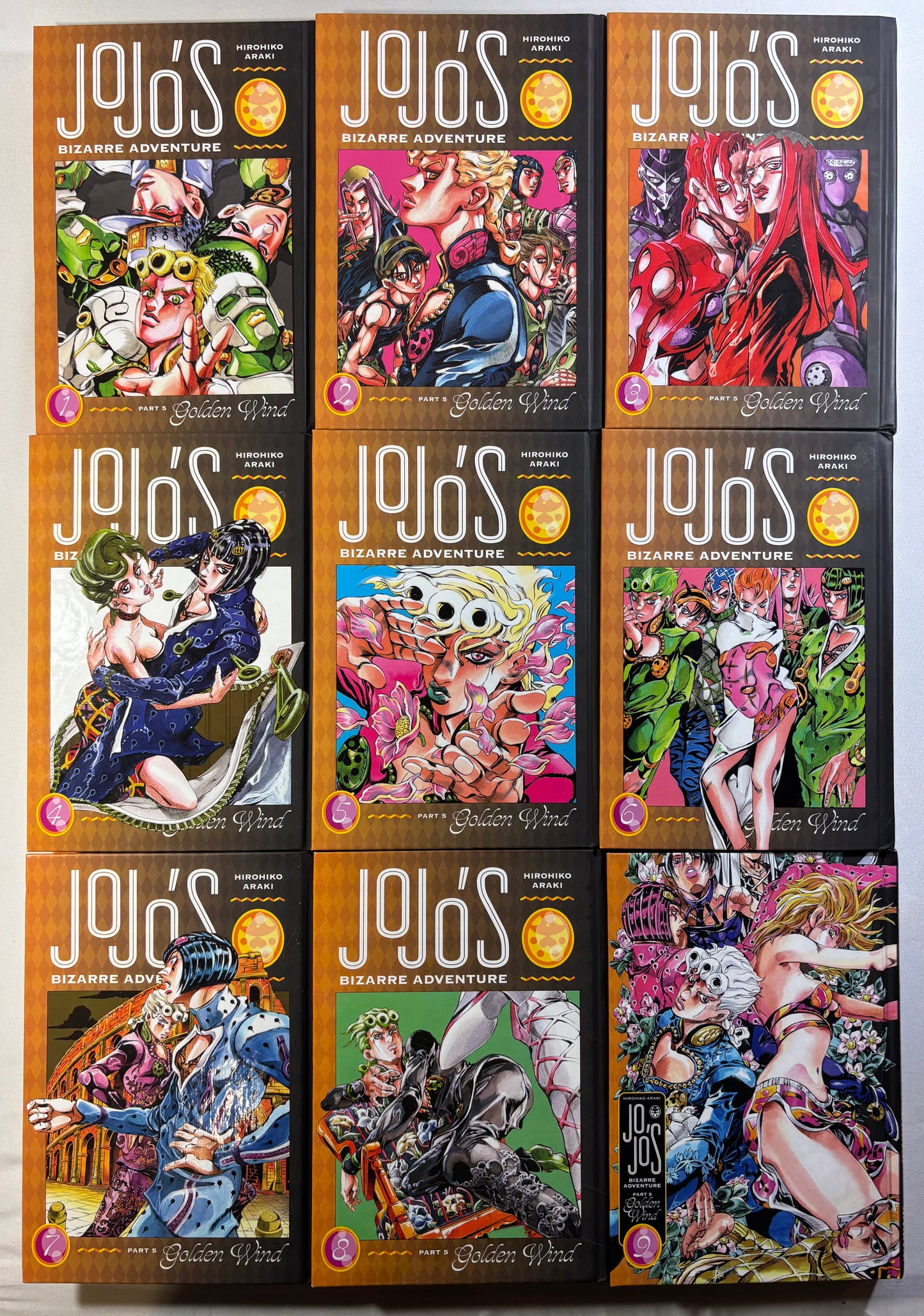 Jojo's Bizarre Adventure Parts 1-5 Bundle Set