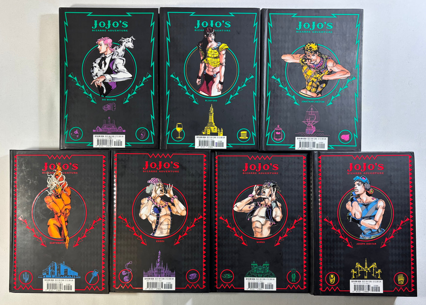 Jojo's Bizarre Adventure Parts 1-5 Bundle Set