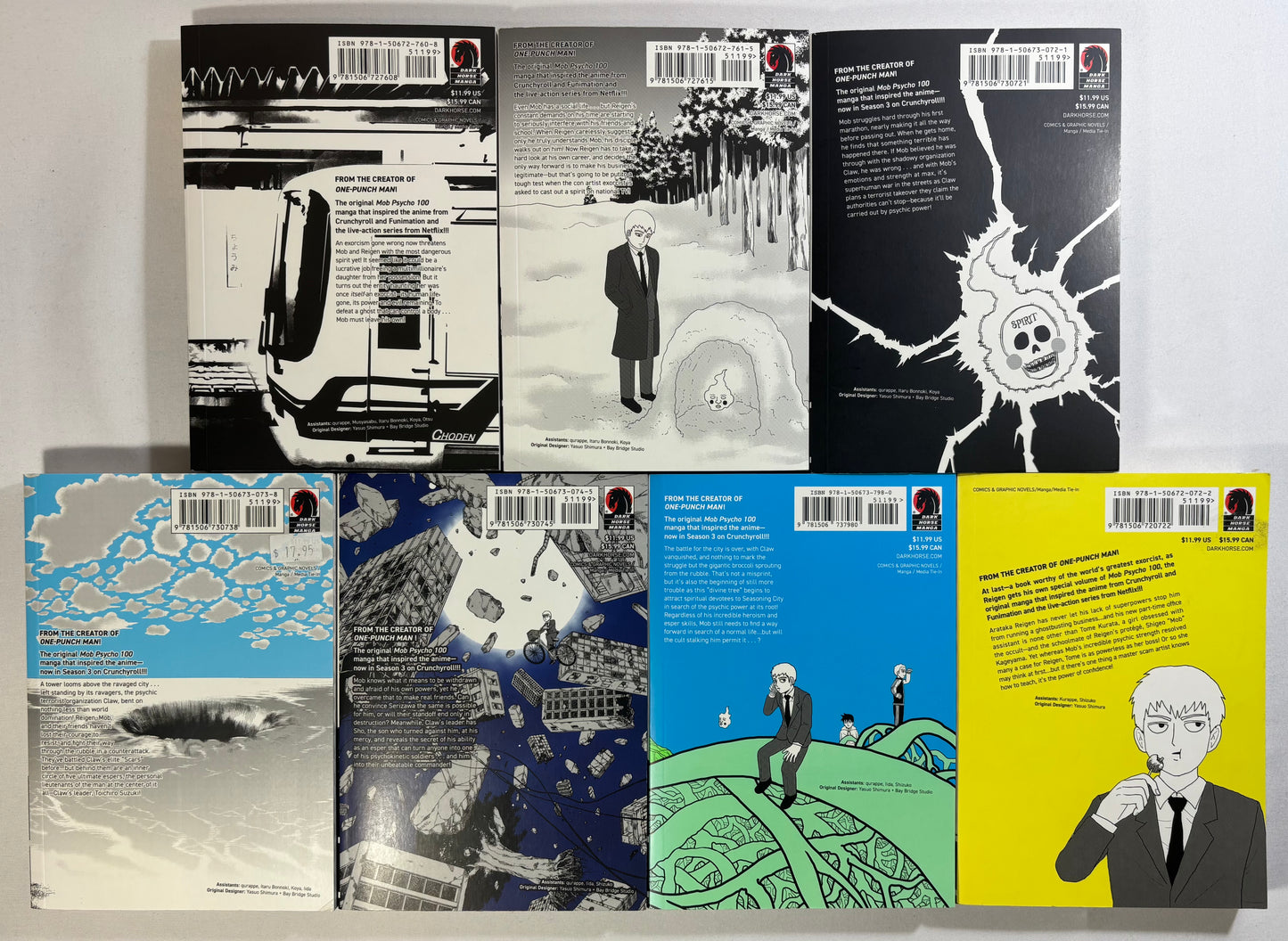 Mob Psycho 100 1-13 with Reigen Bundle Set