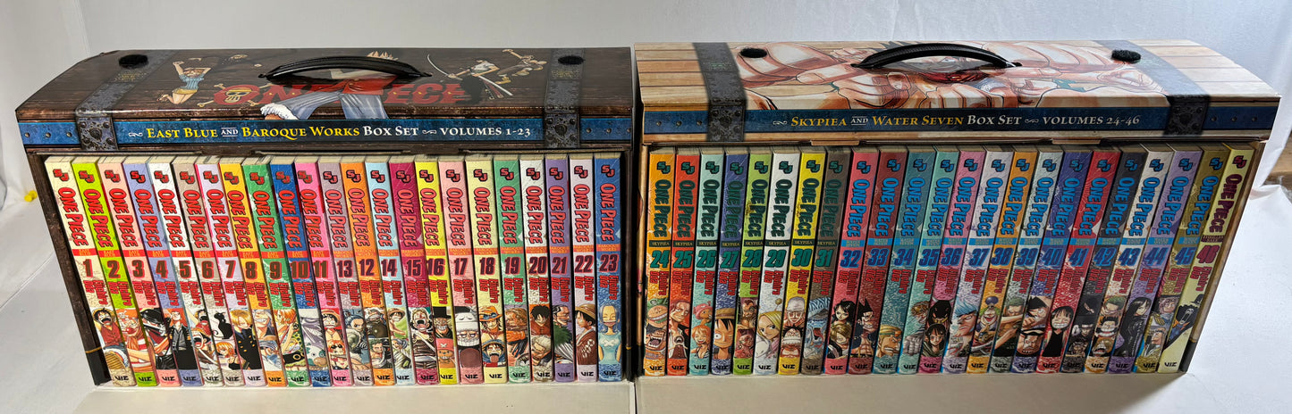 One Piece Box Sets 1-4 Volumes 1-103 Bundle Set