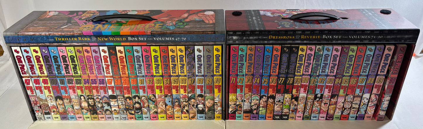One Piece Box Sets 1-4 Volumes 1-103 Bundle Set